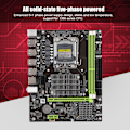 Miniatyrbilde 7 av 7: X58S LGA 1366Pin DDR3 Stasjonær datamaskin PC Hovedkort Fem-fase drevet hovedkort