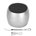 Miniatyrbild 1 av 7: Mini Bluetooth-högtalare IP67 Vattentät USB-laddning Inbyggd mikrofon Bärbar trådlös högtalare för duschrum Bil Silver
