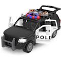 Pikkukuva 1 / 6: Driven by Battat – Poliisiautolelu SUV mittakaavassa 1:24 – Leikkiauto valoilla ja äänillä – Pelastusautolelu pojille, tytöille ja yli 3-vuotiaille lapsille