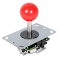 Miniatyrbillede 4 af 7: 28/24 Belyste Knap 5P Rocker Dobbelt Kit Sort USB Core Board Arcade Kit