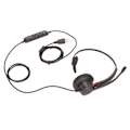 Miniatyrbillede 2 af 7: USB Business Headset ENC Støjreduktion Enkeltsidet Kablet PC Hovedtelefon med Højttaler Lydstyrke Justering Mikrofon Mute