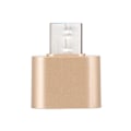 Miniatyrbild 2 av 7: 3PCS Bärbar Mini Metall USB3.0 till Typ-C OTG-Anslutningsadapter (Guld)