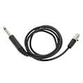 Miniatyrbillede 2 af 7: 3-polet Mini XLR hun til 6,35 mm han kabel 3,3ft XLR til 1/4in mikrofonledning til live lydkort mikrofon 1m