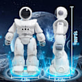 Miniatyrbillede 4 af 6: Fjernbetjent robotlegetøj til børn, astronaut RC robotlegetøj, gestussensorisk robot, infrarød controllerrobot, dansende syngerobot, bedste gaver