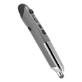 Miniatyrbillede 2 af 7: Pen-type mus, computer stylus, håndskrift, laser, kapacitiv, trådløs 2.4G, personlig (grå PR-08)