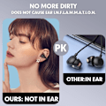 Pikkukuva 6 / 8: Klipsi korvaklipsit korvanapit avoimet korvakuulokkeet langattomat Bluetooth-korvaklipsit luujohtavat johtumiskuulokkeet kuulokkeet luujohtaminen E Black