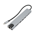 Pikkukuva 5 / 7: 8-in-1 USB-C-keskitin, erittäin nopea tiedonsiirto, PD-lataus, USB-C-Ethernet-keskitinsovitin kotitoimistoon ja matkustamiseen
