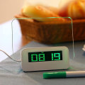 Pikkukuva 3 / 5: LED Floresan Mesaj Panosu ile Dijital Çalar Saat Takvim Mavi Işık ile Dijital Çalar Saat