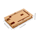 Miniatyrbilde 3 av 7: Transparent akrylbeskyttende deksel for kabinettboks for Arduino MEGA 2560 R3