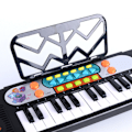 Miniatyrbillede 4 af 6: Elektrisk klaver til børn, begynder, elektronisk musik, læringskeyboard, bærbart instrument til tidlig læring with Sheets 25 Keys 11 Modes