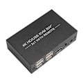 Pikkukuva 3 / 7: KVM-kytkin 4 USB 2.0 -porttia 1 näyttö 2 tietokonetta Tukee 4Kx2K HD Multimedia Interface KVM-kytkin 2 USB-kaapelilla