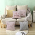 Pikkukuva 2 / 5: JUSTUP Tyynynpäälliset Flow Gold Element Print Peach Skin Velvet Tyynynpäälliset 18 ×18 Tuumaa Geometriset Neliönmuotoiset Tyynynpäälliset Sisustus Sohva Sänky
