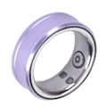 Miniatyrbilde 6 av 7: Smart Ring IP68 Vanntett Helse Tracker Søvnmonitor Bluetooth Fitness Ring for Temperatur Stegtelling Lilla 20