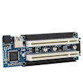 Miniatyrbild 6 av 7: Dual Full Size Mini PCIe till PCI Slot Expansionsadapter Extern Capture Card