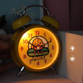 Miniatyrbild 3 av 5: SAYTAY Student Alarm Clock, Liten Gul Anka Väckarklocka, Student Heminredning Bordsur (Gul2)