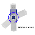 Pikkukuva 4 / 7: Pyöritettävä karkkivärinen USB 2.0 -muistilaite Peukalo Flash-asema U-levy (sininen 16 Gt)
