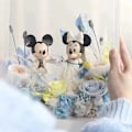 Miniatyrbilde 7 av 9: Bryllupskjole Tegneseriepar Tegneserie Bryllupskake Dekorasjon Gave