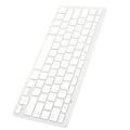 Miniatyrbilde 7 av 7: Trådløst tastatur Mini 78 taster Ultra tynt bærbart hvitt datamaskintastatur for Android for OS X for IOS for WindowsKorean