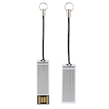Miniatyrbilde 3 av 7: 16G Mini bærbar skyv og trekk USB2.0 U-disk med kjede for Windows Vista/7/10/Mac Hvit