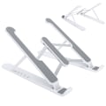 Miniatyrbillede 6 af 7: Bærbar computer stand multiposition foldbar beslag 11-17 tommer bærbar køling støtte base løft stigerør (hvid)