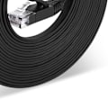 Miniatyrbilde 5 av 7: 1000 Mbps Gigabit nettverkskabel 98ft RJ45 Port CAT6 nettverkskabel Ethernet-kabel for rutere datamaskiner svart