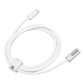 Miniatyrbild 7 av 7: Typ C till Magsafe-kabel 1,7 m vävtråd Typ C till Magsafe 1/2 adapter PD 100W laddningskabel för OS bärbar dator Typ C till Magsafe 2 T-huvud