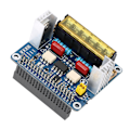 Miniatyrbild 2 av 7: Expansionskort för Raspberry Pi 3b 4B 2-kanals dubbelriktad tyristormodul I2C-gränssnitt
