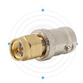 Miniatyrbilde 5 av 7: 2 stk. nikkelbelagt messing SMA/BNC til JK adapterhodeadapter for digitale kommunikasjonssystemer