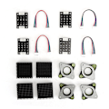 Miniatyrbilde 1 av 7: Heatsinks Vibrasjonsdempere Sett NEMA17 Stepper Motor 3D-Skriver Tilbehør