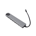 Miniatyrbilde 5 av 7: 8-i-1 Hub Type-C til HDMI RJ45 PD USB Docking Station Type-C Hub Splitter Konverter Adapter