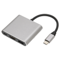Miniatyrbilde 1 av 7: USB C til HD Multimedia Interface Hub 3 i 1 4K UHD 3840x2160 30Hz Type C til HD Multimedia Interface 4K USB 3.0 USB C Hub
