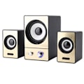 Miniatyrbild 2 av 7: SSJY USB Mini-dator Notebook Tablet PC-högtalare 3,5 mm Hem för PSP DVD MP3/4 Guld