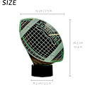 Miniatyrbillede 7 af 8: 3D Natlampe til Drenge Fodbold Illusion Lampe USB Berøring 7 Farve Skiftende Soveværelse Bordlampe Fødselsdagsgave til Børn