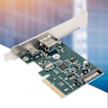 Pikkukuva 5 / 7: ST612 PCI E X4 Ultra High Speed kaksoisporttinen USB 3.1 -laajennussovitin Riser-kortti
