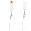 Miniatyrbillede 5 af 7: 16G Mini zinklegering bærbar USB-disk med kæde til Windows Vista/7/10/Mac sølv