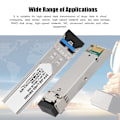 Miniatyrbillede 7 af 7: SFp gE LH80-SM1550 80KM Gigabit Single mode Dual Fiber Transceiver Optical Module