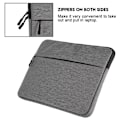Pikkukuva 4 / 7: Anti-collision Notebook Case Multi-interlayer Laptop Bag for 15.6in Notebook - Coffee