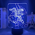 Miniatyrbillede 1 af 7: Attack on Titan 3D Anime Lampe Nat Levi Ackerman Illusion Nat Figur fra Attack On Titan Japansk Anime Led Sensor Lys