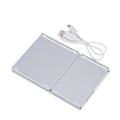 Miniatyrbillede 1 af 7: Tri-fold Bluetooth trådløst tastatur Mini bærbar touchpad til IOS/Android/Windows Guld