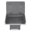 Pikkukuva 1 / 7: 7''-7.9'' Tablet Universal PU Suojakuori Kotelo   Bluetooth-näppäimistö (Valkoinen kotelo  näppäimistö)