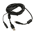 Miniatyrbilde 5 av 7: Kamera Link-kabel Profesjonell 2 i 1 Plug and Play Strømkabel Datakabel for Logitech CC2900e 3500e 2900ep 3000e 9.8ft