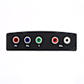 Miniatyrbilde 1 av 7: Komponent Video RGB YPBPR til HDMI + l R Konverter Adapter For TV