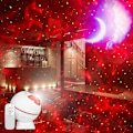 Miniatyrbilde 5 av 7: Galakselys Projektor, 3-i-1 Planetarium Projektorlampe USB Stjernehimmel Nattlys Projektorlampe med Fjernkontroll Stjerne og Måne Stjernelys Projektor