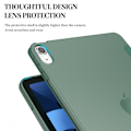 Miniatyrbillede 4 af 6: Etui til iPad Air 4. og 5. generation 10,9 tommer Multi-Angle beskyttende cover, blød TPU bagcover med automatisk sleep/wake