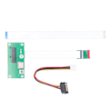 Pikkukuva 1 / 7: M.2 NGFF Key to PCIe X4 -jatkokaapeli 2.5 Gbps Helppo asentaa Plug and Play M.2 Key A E to PCIe X4 -nousukaapeli