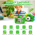 Miniatyrbillede 2 af 7: Børne kamera, kamera til børn med 64 GB-kort, 48 MP, 1080P HD, børne kamera til småbørn piger drenge børn Green