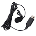 Miniatyrbillede 2 af 7: Bærbar reversmikrofon med klips på, mini reversmikrofon med USB-interface til mobiltelefoner og kameraer