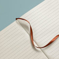 Miniatyrbillede 7 af 7: 200 Siders A5 Linjeret Notesbog Journal, PU Læder Hardback Notesbøger 100 Ark 5.9'' X 8.46'' Fortykkede Klassiske med Pen Loop Notesbog