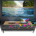 Miniatyrbild 6 av 7: WSA-854 Stereo Bluetooth Soundbar Högtalare med Hög Volym och Radiofunktion med Instickskort