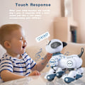 Miniatyrbild 5 av 9: Robot Hund Leksaker för Barn, Programmerbar Robot Valp, Interaktiv Robot Hund Present, Följ & Touch Funktion RC Robotar Hund med Sång och Dans